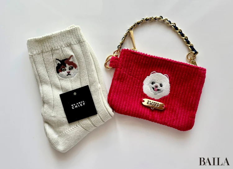 ミスターアンドミセスチーフ　ポーチ　ソックス