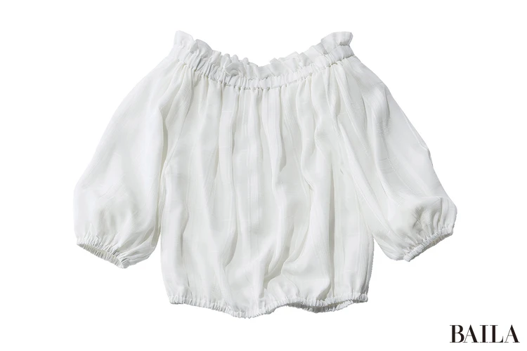 ブラウス￥10450／ミラ オーウェン ルミネ新宿2 店（ミラ オーウェン）