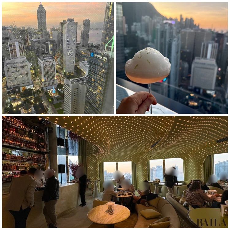 peridot 香港 バー 絶景