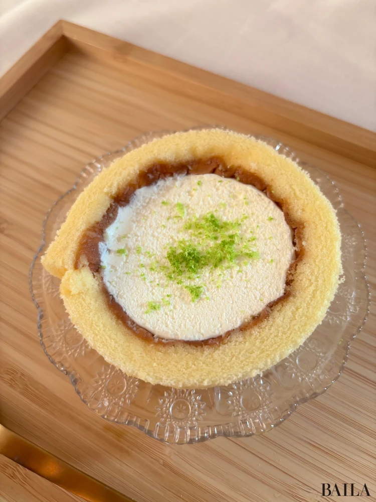 ローソン プレミアムロールケーキ アレンジ②ライム