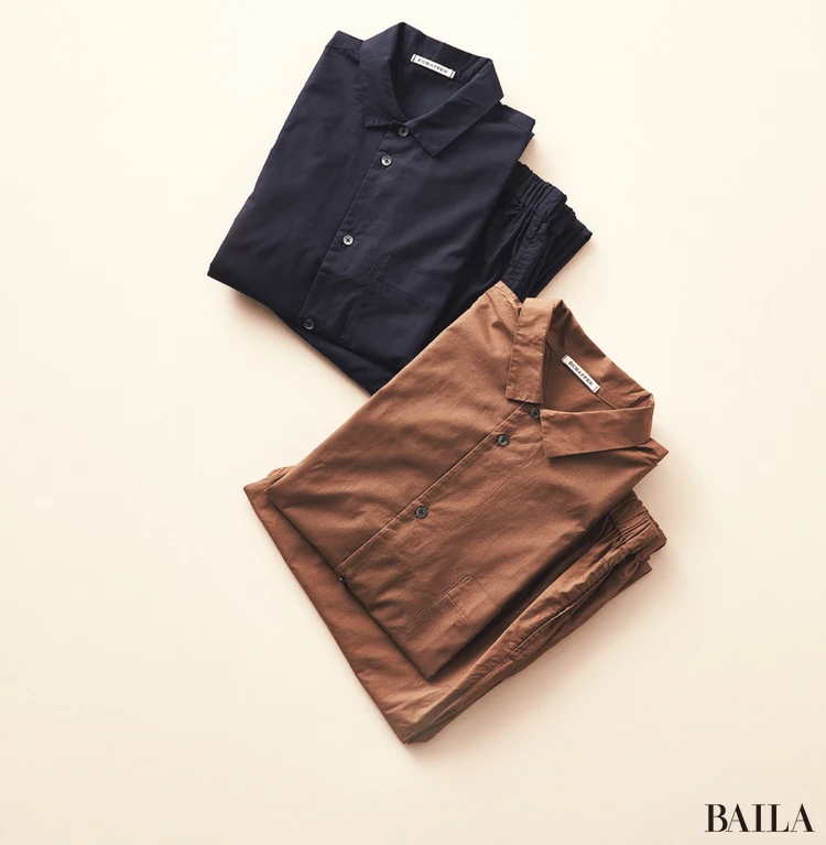 【ÉCHAPPERのパジャマ】上質な生地のぬくもりを二人でシェアしてまとって