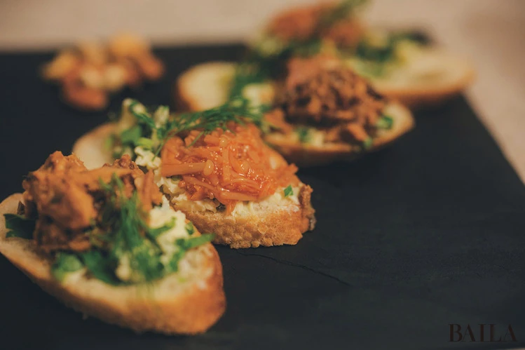 日本酒にもワインにも合う「和モダンなブルスケッタ」