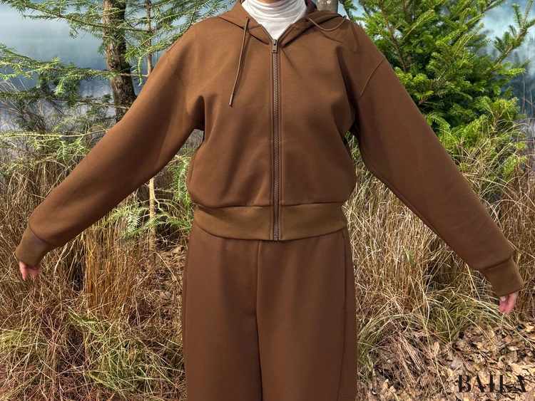 「ドライスウェットフルジップパーカ」