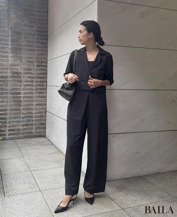 ESTNATION(エストネーション)」のセットアップで作る、最旬通勤コーデ