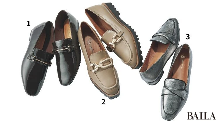 レイン対応素材ローファー