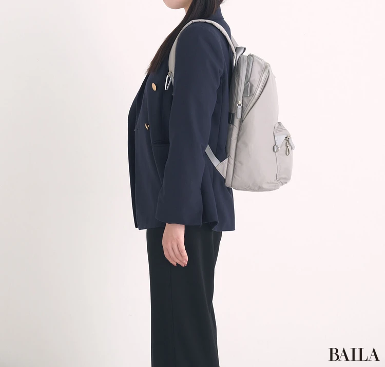 ダブルアンド デイナイト　リュック　着用感　サイド