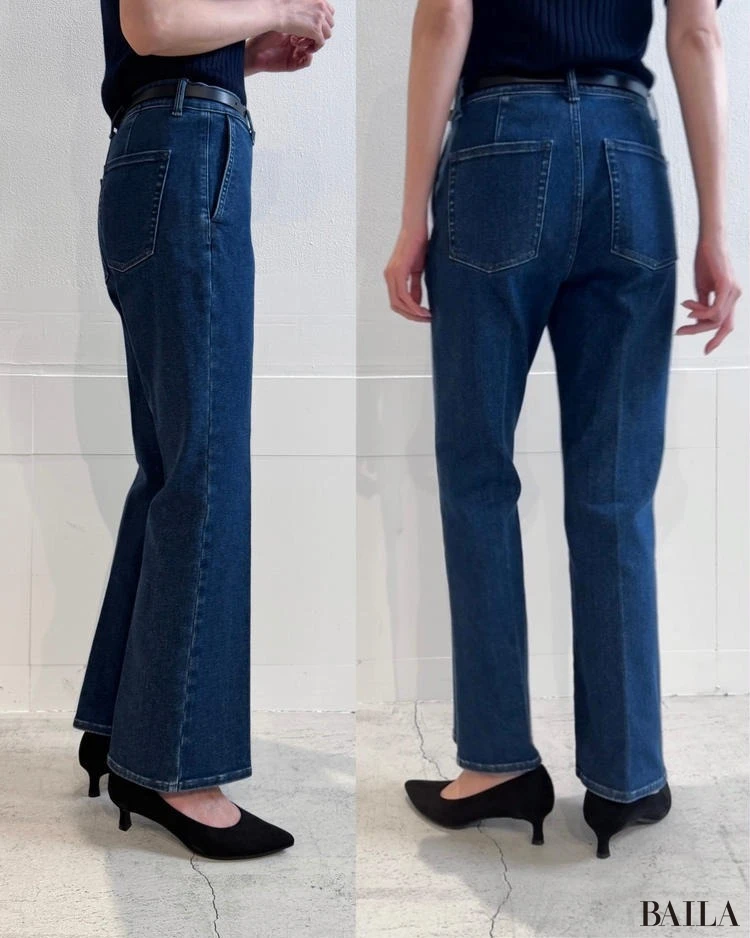 ユニクロ デニム サイド バック