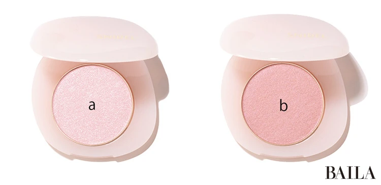 ユーフォリック グロウ ブラッシュ 01・03 各￥3300／スナイデル ビューティ