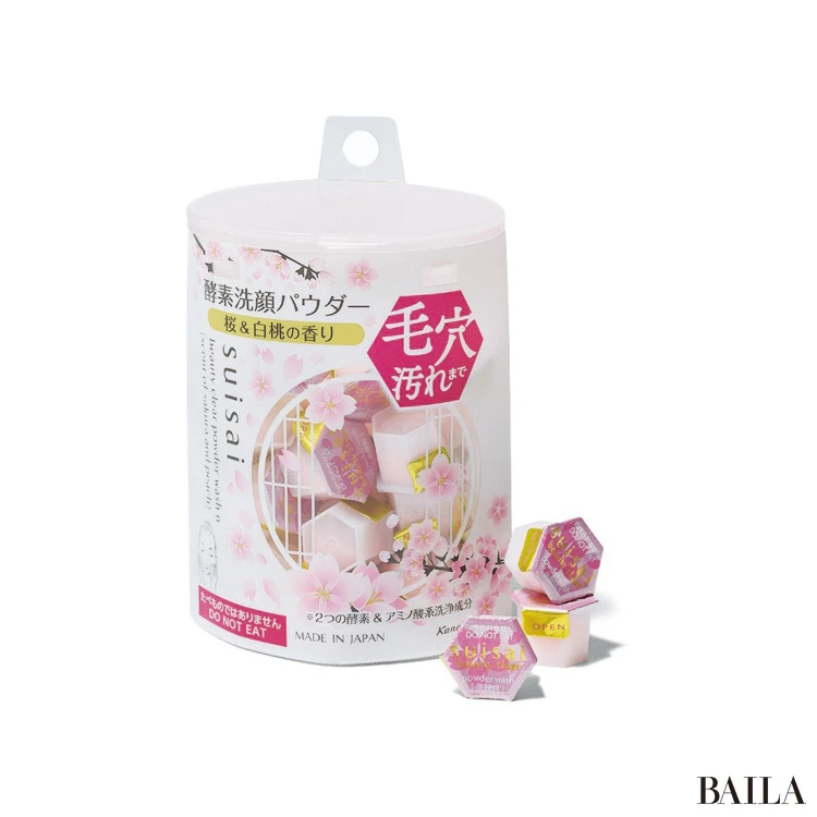 【suisai（スイサイ）】ビューティクリア パウダーウォッシュ N さくら＆ピーチの香り