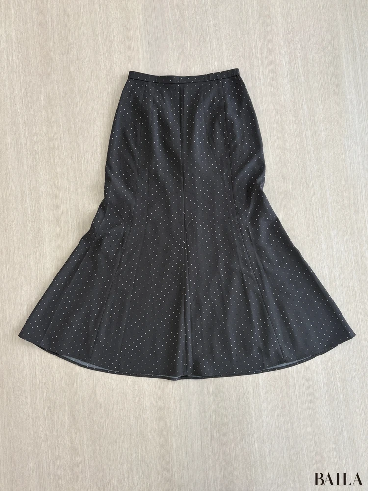 マーメイドマキシスカートの「細部」に注目!