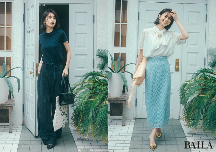 BAILA読者に聞きました!暑くて思考停止の日、TシャツかTシャツ以外かどっち着る?