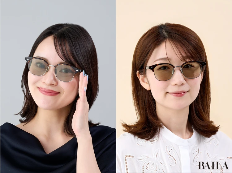 JINS　サングラス　華顔・涼顔　ベストな1本　着用画像