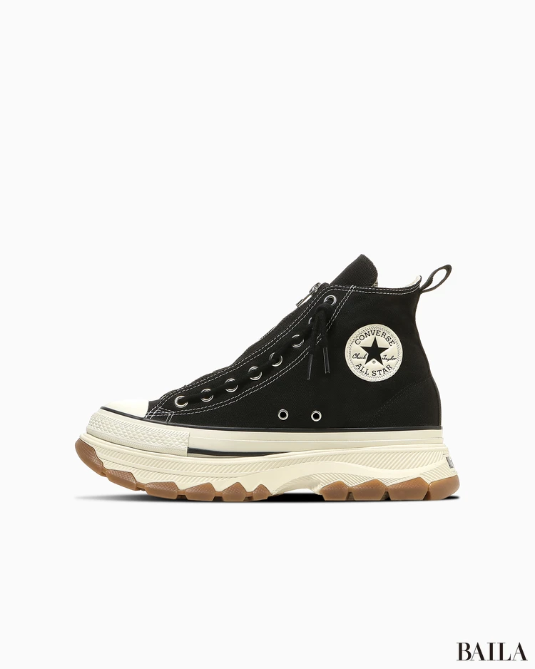 オールスター トレックウエーブ センタージップ HI ブラックモノクローム