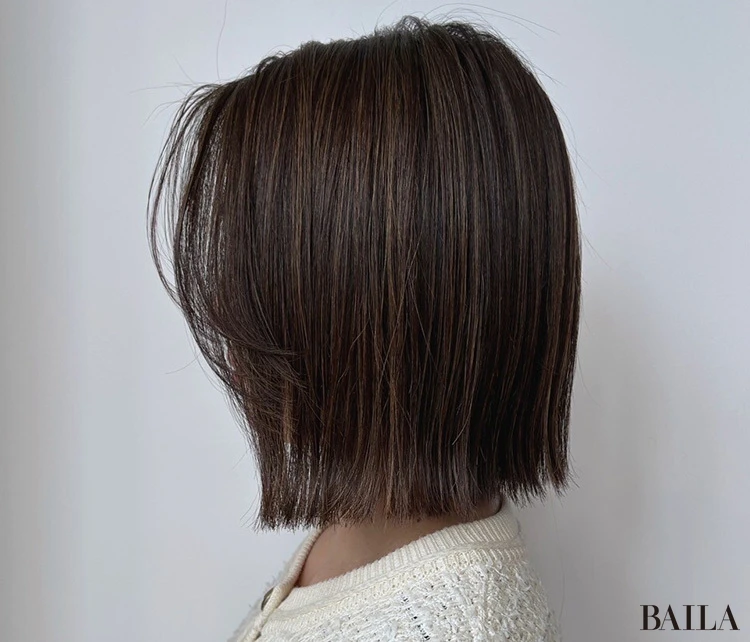 くびれ外ハネボブ　サイド