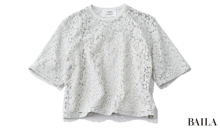 「LOUNIE(ルーニィ)」のレースブラウス