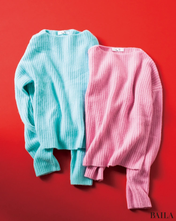 【y YO(イーヨ)】チャーミングに色で遊ぶカシミヤブランド「イーヨ」がデビュー