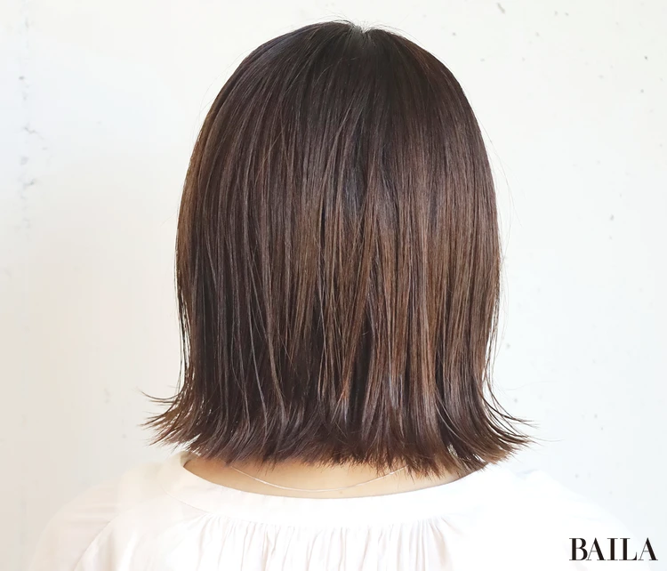 軽やか外ハネボブ　バック