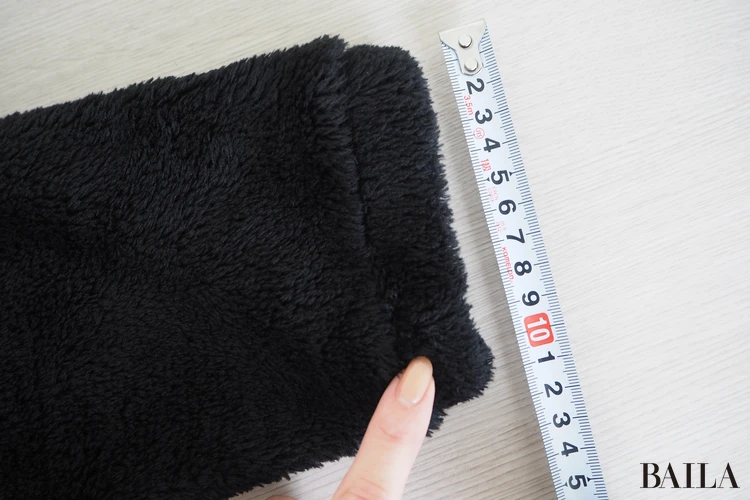 袖の筒幅:約11cm THE NORTH FACE「ショート バーサ ロフト ジャケット」¥37400 ブラック Lサイズ 162cm