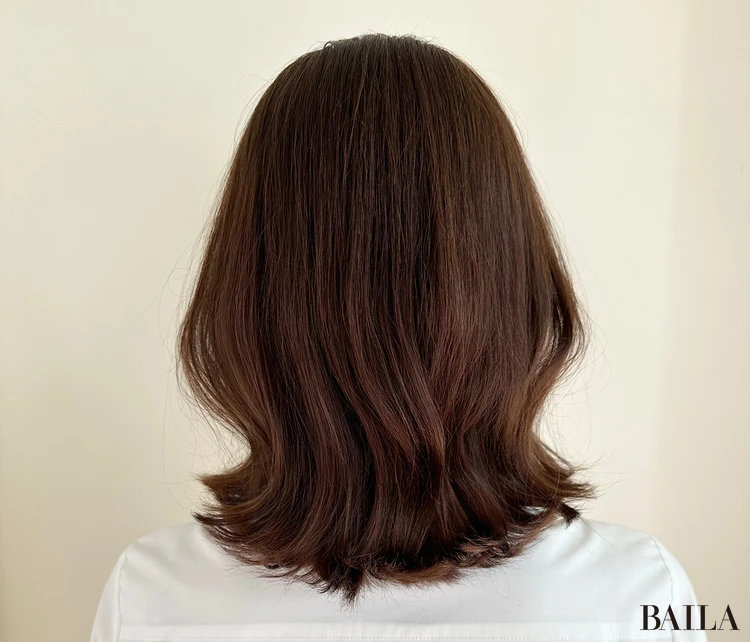 レイヤー×くびれボブ　バック