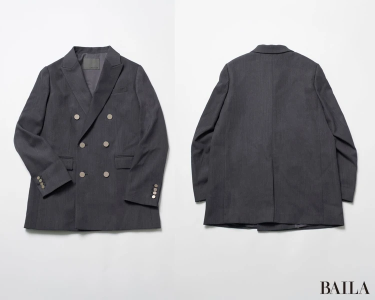 uncrave「TWドビードスキン ブレザー」￥44000