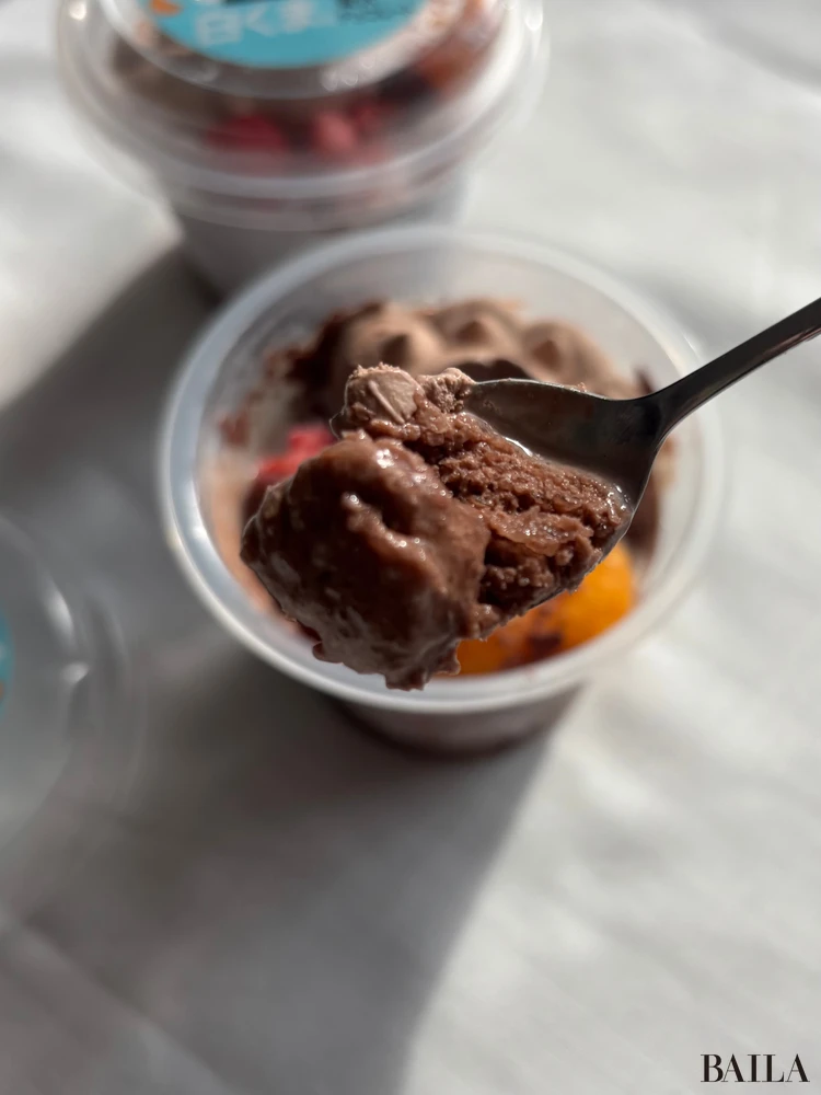セブン-イレブン ゴディバ 白くまの贅沢チョコレート　チョコシャーベット