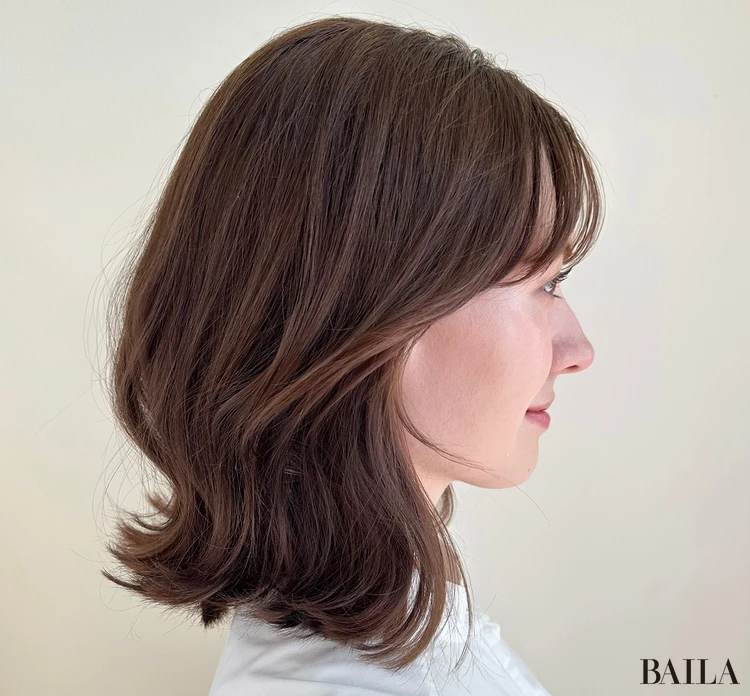 レイヤー×くびれボブ　サイド