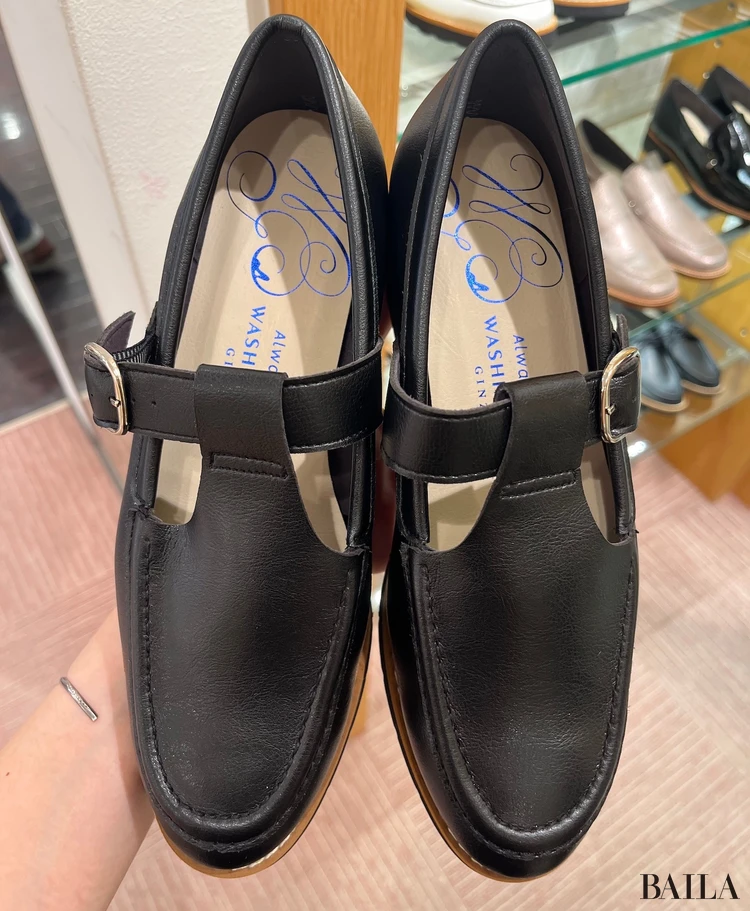 ワシントン靴店　Tストラップ　晴雨兼用