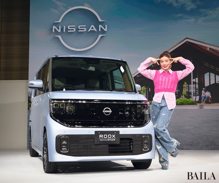 仲里依紗 日産 ルークス 発表会