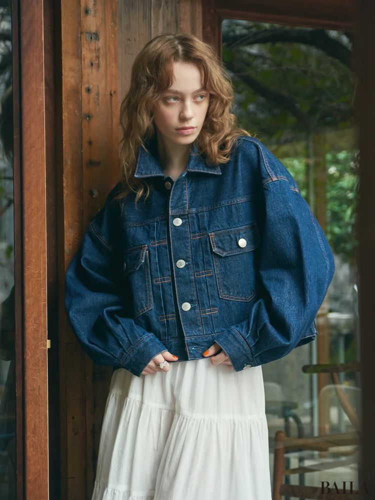 トゥービー バイ アニエスベー×ニードバイヘリテージ　デニムジャケット