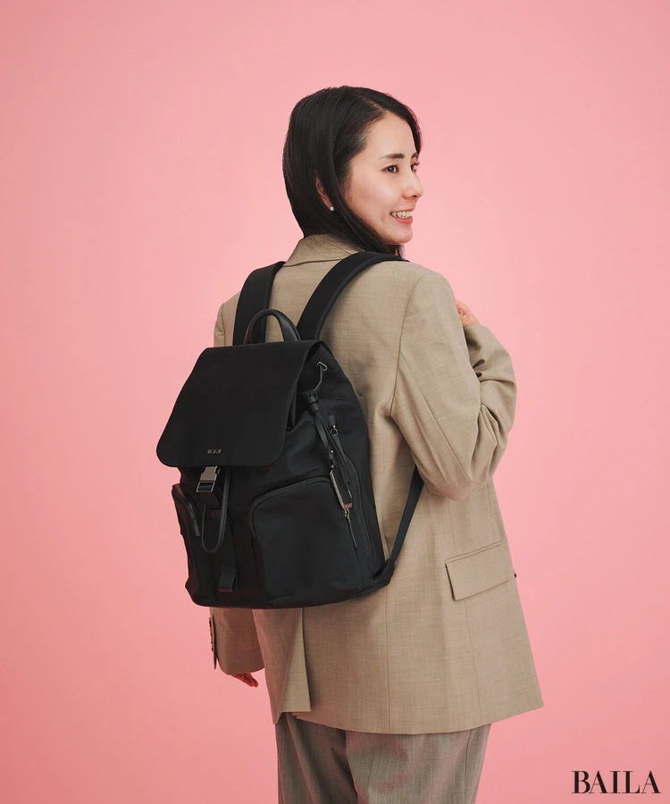 トゥミ　リュック　着用感