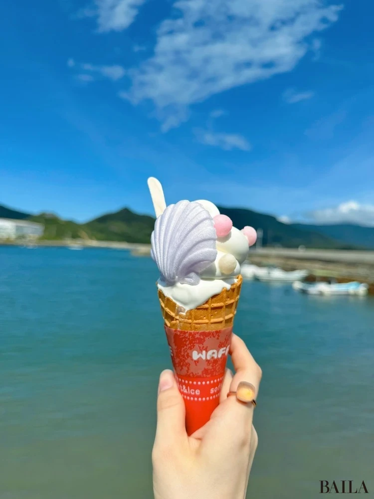 末長えりさん　アイス