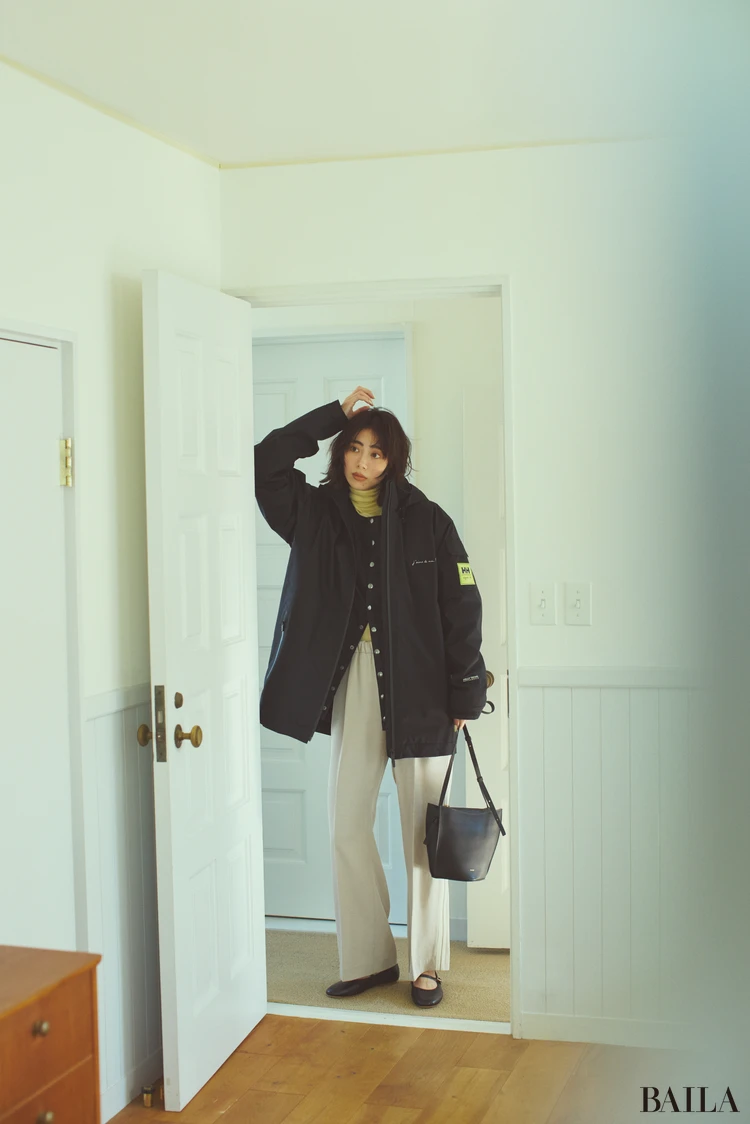 「HELLY HANSEN（ヘリーハンセン）」のオーシャンユナイテッドジャケット　モデル着用