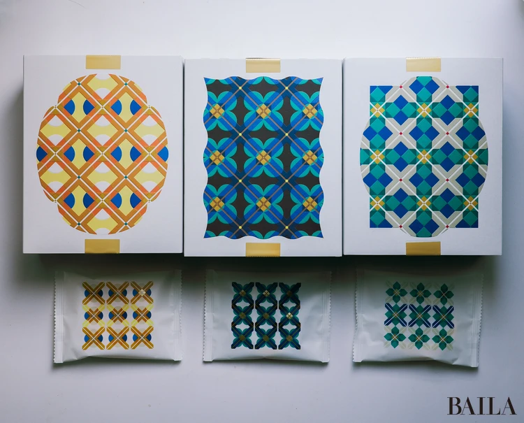 トーキョー煎餅の煎餅サンド3種