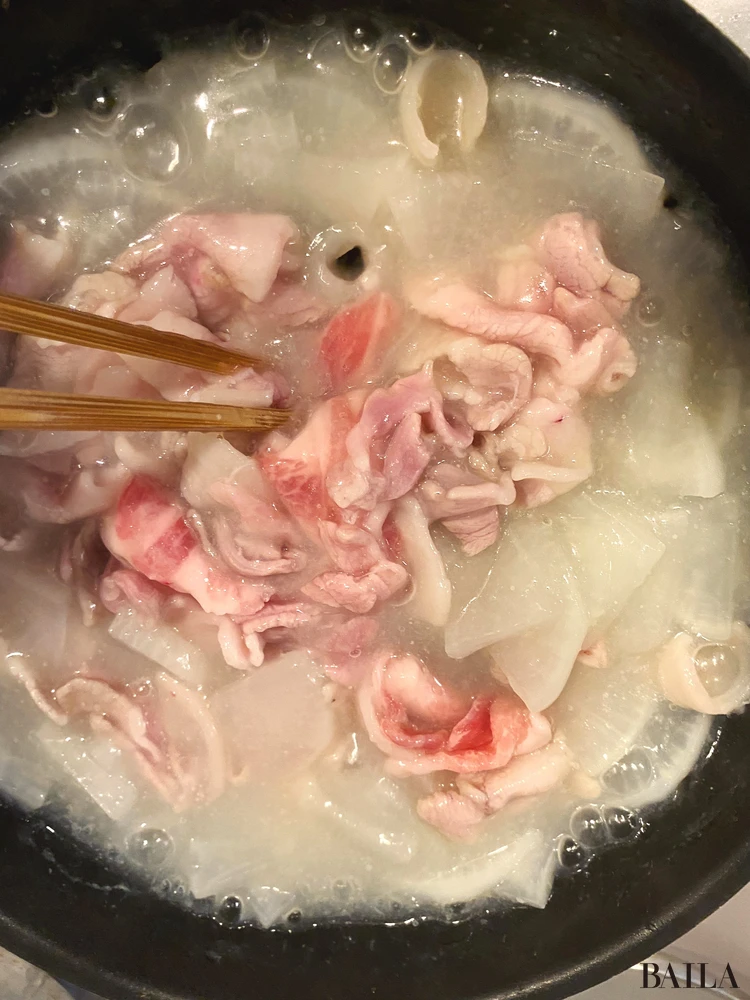 長谷川あかり 豚と大根の香味あんかけごはん 調理手順