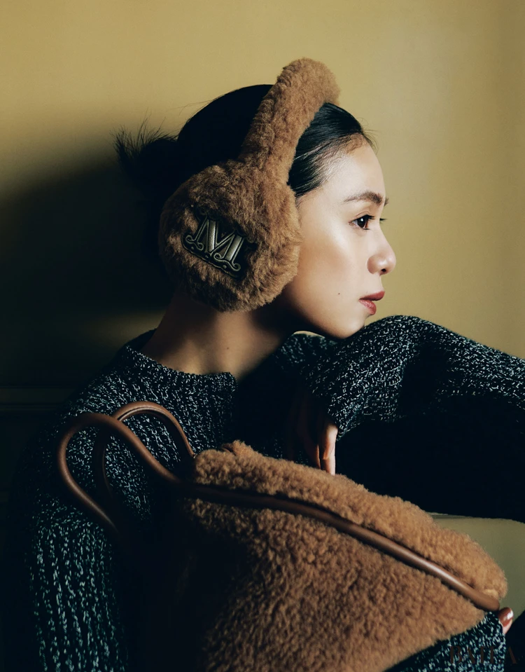 佐藤晴美　マックスマーラのテディベア コートコーディネート