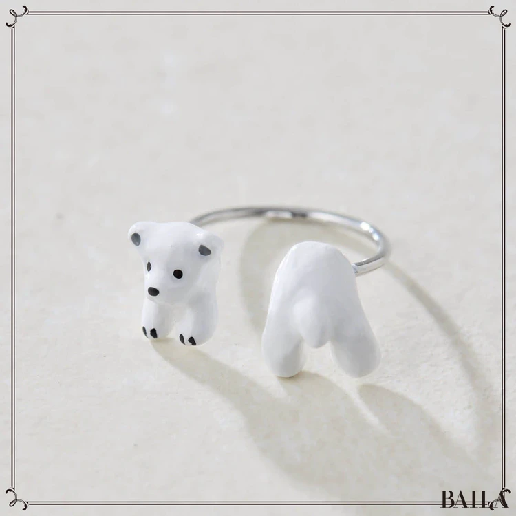 天秤座　開運ジュエリー　2026年1月前半　シロクマのリング