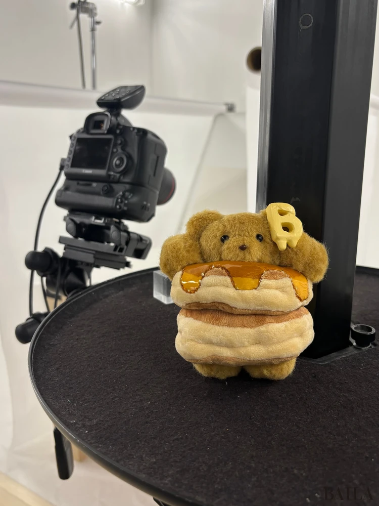 BAILA公式ぬいぐるみ　撮影待ちの様子