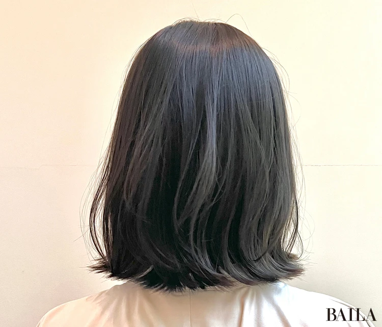 レイヤーボブ　バック