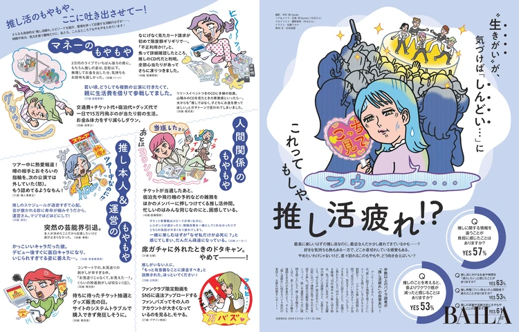 2025年10月28日（火）発売のBAILA12月号　これってもしや、推し活疲れ！？