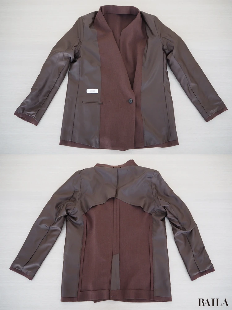 裏地・縫製:通気性をキープしながら、劣化しやすいところには補強あり