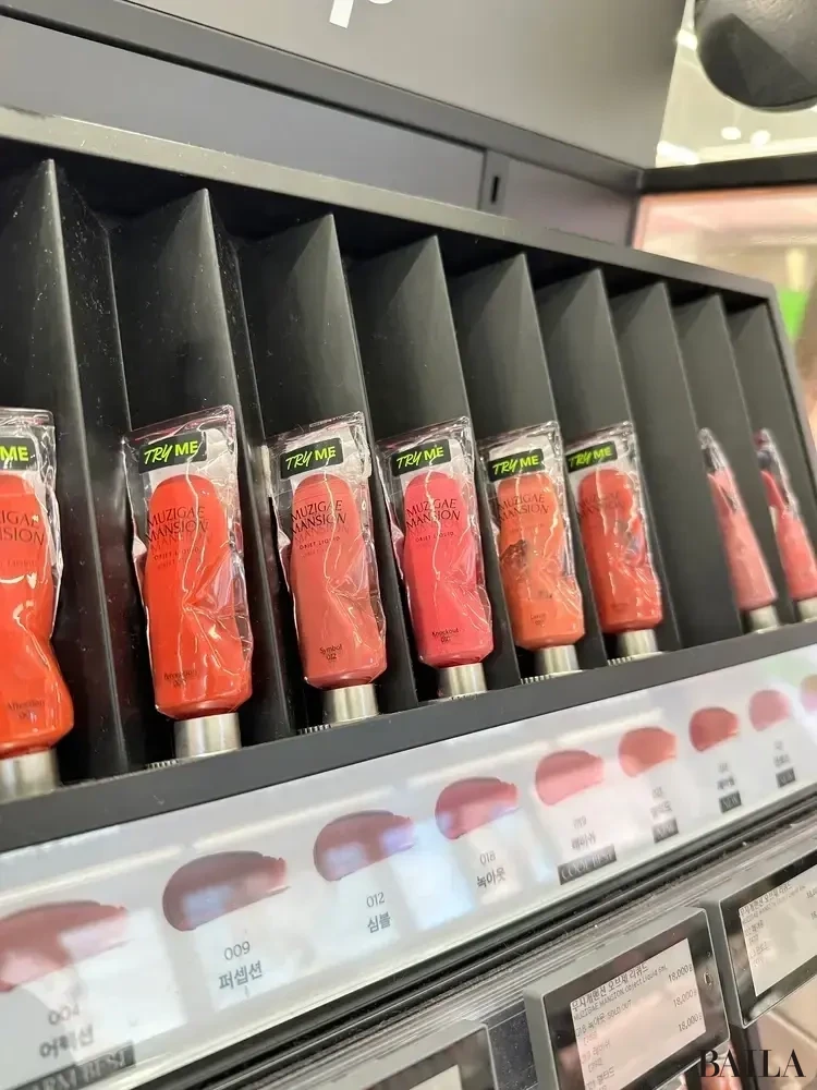 OLIVE YOUNGで買い物