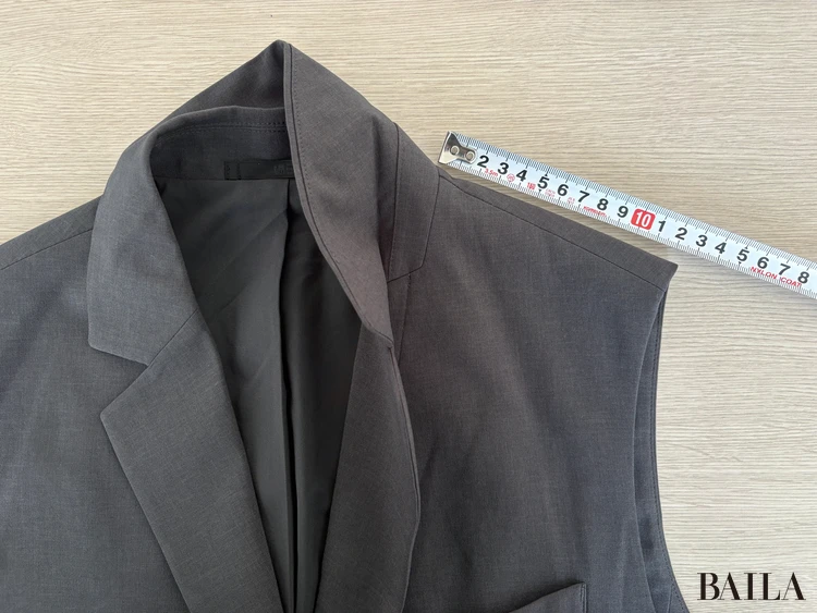 肩（襟〜切り替え部分）：約12cm