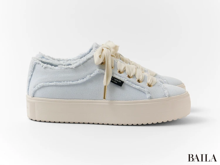 ケイトスペードのスニーカー 厚底 サムアイコンプラットフォーム