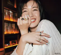 暗闇に映える【カラーミックス＆ストーンレイヤード】で茶目っ気をプラス