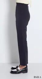 ストレッチフレアパンツ　サイド