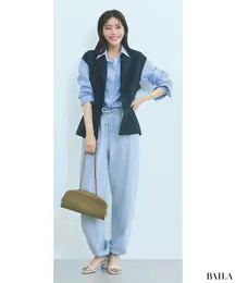 「×スウェットパンツ」で完成する旬のスポーツMIX