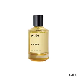カプリ島が舞台の映画『軽蔑』からインスパイア。鮮やかな柑橘にホワイトムスクがフレッシュに漂う。ナインティーン シックスティナイン カプリ オードパルファン 100ml ￥31350／アール オー