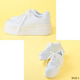 ORTR（オーアールティーアール）　厚底ローカットスニーカー　コラージュ画像