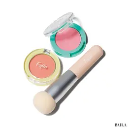 【Fujiko（フジコ）】どこでもチーク（上）02・（下）03・ポアレスパフ