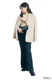 女友達とショッピングの日のジャケットコーデ